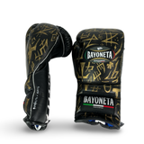 Bayoneta Premium Multilayer Horse Hair Gloves - Exclusive Custom "Black Sovereign" Hand Painted