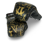Bayoneta Premium Multilayer Horse Hair Gloves - Exclusive Custom "Black Sovereign" Hand Painted