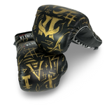 Bayoneta Premium Multilayer Horse Hair Gloves - Exclusive Custom "Black Sovereign" Hand Painted