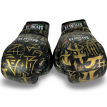 Bayoneta Premium Multilayer Horse Hair Gloves - Exclusive Custom "Black Sovereign" Hand Painted