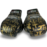 Bayoneta Premium Multilayer Horse Hair Gloves - Exclusive Custom "Black Sovereign" Hand Painted