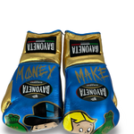 Bayoneta Premium Multilayer Horse Hair Gloves - Exclusive Custom "Millionaire's Fist" Hand Painted
