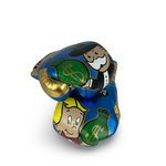 Bayoneta Premium Multilayer Horse Hair Gloves - Exclusive Custom "Millionaire's Fist" Hand Painted