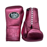 No Boxing No Life Training Gloves - Metallic Pink