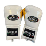 Bayoneta MX Horse Hair Gloves - White/ Caramel Gold
