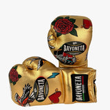 Bayoneta PuLat Guantes de Entrenamiento - Exclusivos personalizados "Caricatura Creed" pintados a mano - Blanco