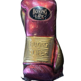 No Boxing No Life Fight Gloves - Metallic Pink/ Gold