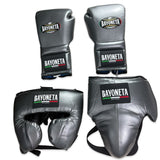 Full Sparring Set - Gray Oxford/ Black