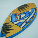 Air Jordan - Wooden Hand Painted Surfboard Replica