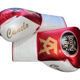 No Boxing No Life Fight Gloves - Canelo Edition - Metallic Red/ White