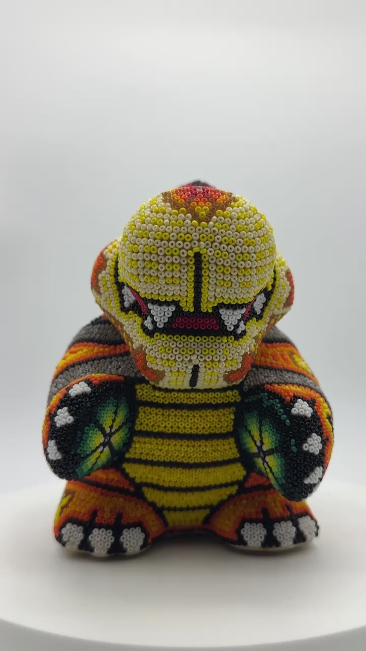 Mario Bros. Bowser - Mexican Huichol Art Boxing Gloves