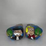 Bayoneta Premium Multilayer Horse Hair Gloves - Exclusive Custom "Millionaire's Fist" Hand Painted