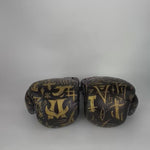 Bayoneta Premium Multilayer Horse Hair Gloves - Exclusive Custom "Black Sovereign" Hand Painted