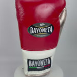 Bayoneta Premium Multilayer Horse Hair Gloves - Red/ White/ Metallic English Gold