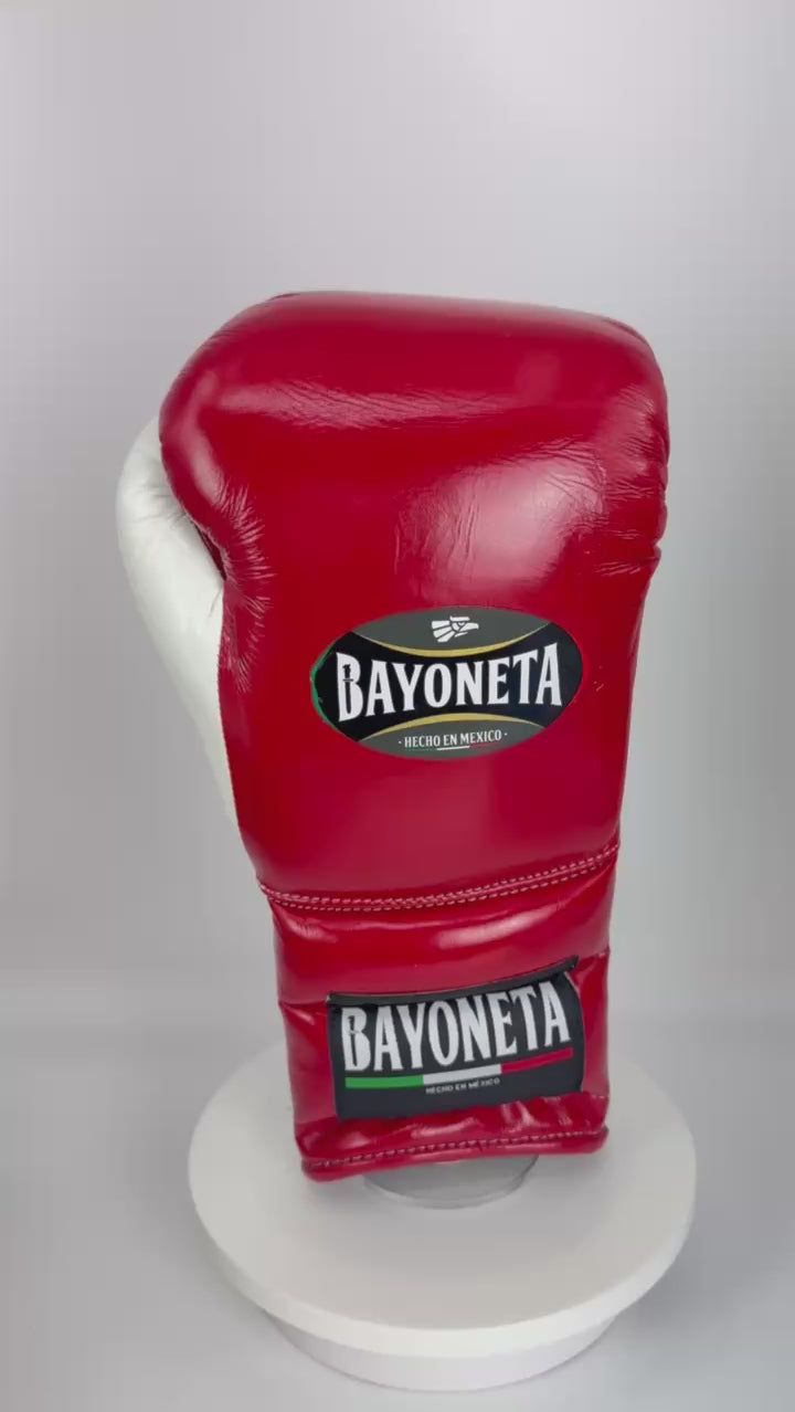 Bayoneta Premium Multilayer Horse Hair Gloves - Red/ White
