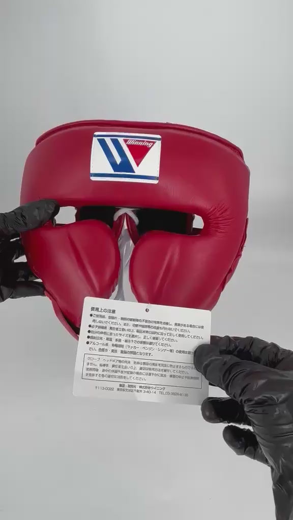 Winning Cheeks Protector Headgear - RED - FG-2900